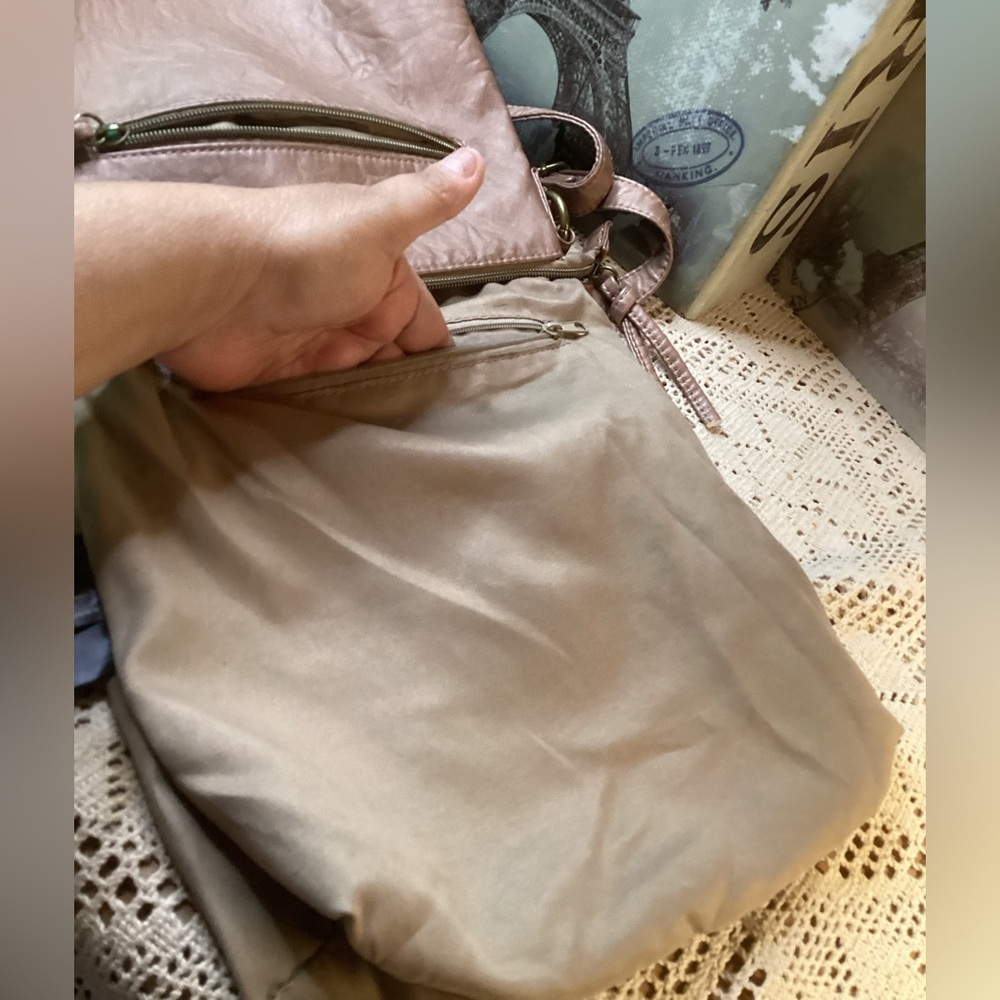 Stone Mountain Women's Tan Crossbody Bag - Picture 12 of 14